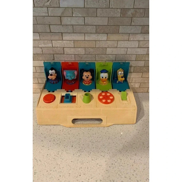 Playskool Disney Busy Poppin' Pals - Pop Up Toy VINTAGE 1980 bA - Picture 1 of 7